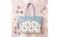 Polyester Maternity Tote Bag Adjustable Shoulder Strap Waterproof Maternity Bag Zippered Top Large Capacity for Outings