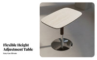 Adjustable Pedestal Table Vintage design space-efficient Utility Stand Multi-Functional