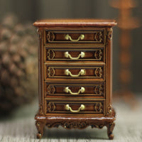 Dollhouse Miniature Furniture Accessory High Cabinet Nightstand Decor