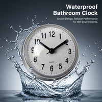 Mini Suction, Easy Reading Time Management Tool for Bathing, Waterproof for Washroom, Cartoon, 3 Inch Round Size, Battery Powered