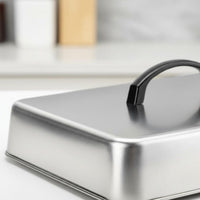 Square Grill Lid Easy to Clean Square Grill Dome Heavy Duty for Outdoor Grilling
