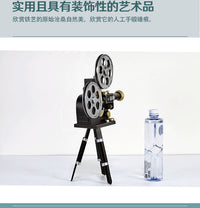 老式放映机复古道具模型摆件怀旧老物件摄影金属手工艺家居装饰品