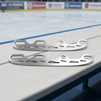2 Pieces Long-Lasting Skate Blades with Edge Plugs Recreational Ice Skate Blades Lightweight Stable for DIY Enthusiasts