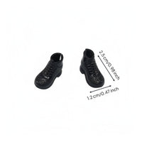 OB11 Doll Shoes Effortless Wear Design Doll Sneakers Scaled Figure Shoes for Diorama Scenes