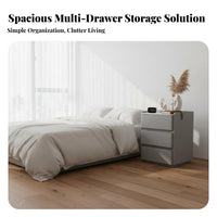 Locking Bedside Cabinet Modern Design Nightstand Secure Storage for Homeowners
