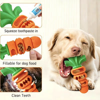 Pet Carrot Rubber Chew Toy for Dogs