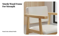 Rounded spinerest Chair Space-Saving archedd spinerest Side Chair Easy Assembly