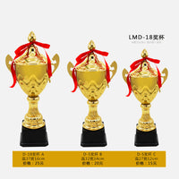 Metal Trophy for Students, Dance, Basketball, Football, Customizable with Gold Foil Lettering