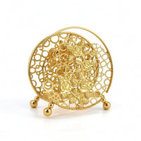 Napkin Holder with Feet Ironwork Standing Napkin Holder Hollow for Restaurant