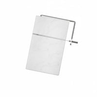 Stainless Steel Ham Slicer Non Surface Wire Cheese Cutter Includes 5 Replacement Wires Cheese Slicing Board for Restaurants, Home Bar