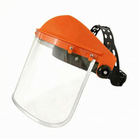 Yellow Safety Face Guard Lightweight Adjustable Face Guard Debris Protection