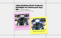 Waterproof motorcycle LED headlight