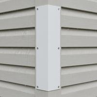 2 Pieces Vinyl Siding Corner Protector White Exterior Wall Corner Protector