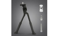 Double Leg Bike Kickstand Anti Slip Center Stand for Commuters, Outdoor Parking, Garage Storage