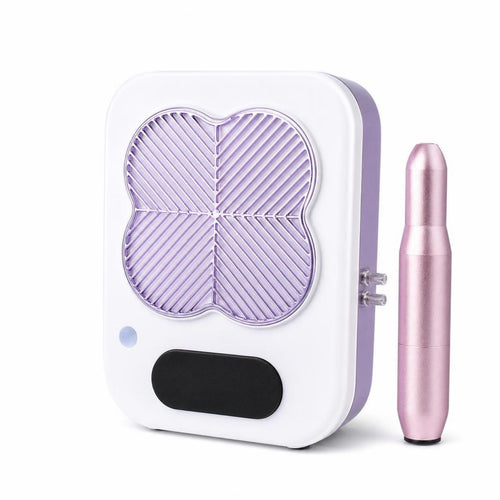 3-in-1 Manicure Machine Compact Nail Dust Collector Electric Nail Drill Tabletop Beauty Tool Rounded Corners