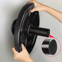 Wall-Mounted Barbell Plate Storage Rack for Gym Squat Rack