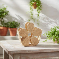 Flower Wall Basket Decorative Wall Hanging Basket Rustic Design for Bedroom