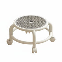 Kids Rolling Stool Rotating Seat Children's Swivel Stool Space Saving Room Furniture for Young Children, Dorm