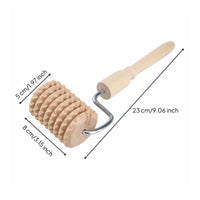 Hand Push Massage Stick Beech Wood Body Care Tool Pressure Relief