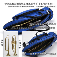 Trumpet Instrument Bag with Shoulder Strap, Water-Resistant Oxford Cloth