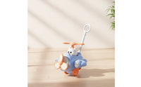 Airplane Toy with Push Handle Molded Airplane Stroller Push Along Toy Anti-Slip Smooth for Children, Indoor