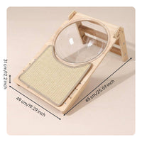 Space Capsule Cat Scratcher No Shedding Scratcher Board Pet Accessory for Indoor