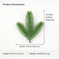 Fake Greenery for DIY Christmas Garland Wreath, Green Faux Festive Greenery Picks for Embellishing, Artificial Tree Branches for Holiday Decor