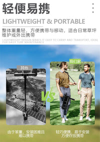 高尔夫打洞器便携式手动洞杯挖孔器可拆卸手柄果岭球洞球场配件用