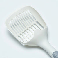 Litter Sifter and Sand Cleaner for Pet Trays, PP Material, Flat with Small Holes, Straight Handle for Cat and Dog Waste