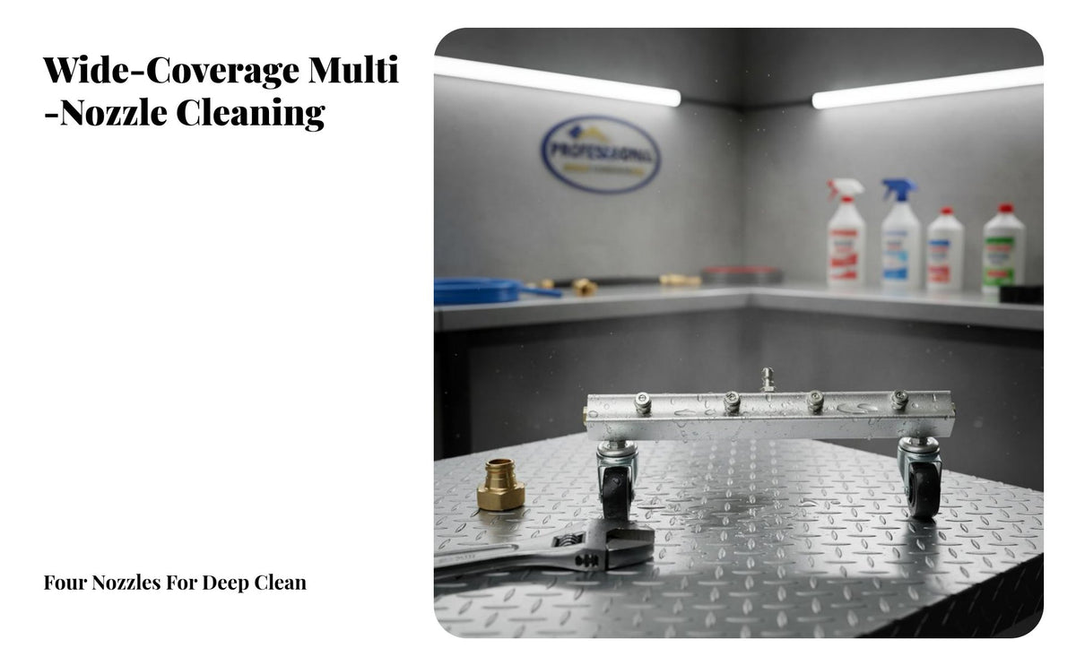 Multi-Functional Pressure Washer Undercarriage Cleaner Wide Compatibility Car Underbody Washer Long-Lasting Construction for Homeowners