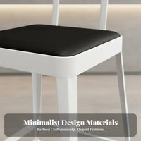 Round Pub Table with Backrest Stools factory-inspired aesthetic for Balcony, Dining Room