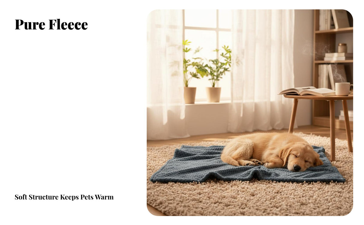 Soft Fleece Dog Blanket Thickened Pineapple Fleece Cat Mat Machine Washable Warm Puppy Quilt for Dogs, Cats, Couch, Crate, Floor