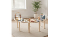 Developmental Table with Bead Maze Learning Developmental Table Wooden Activity Center Multifunctional Furniture