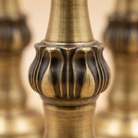 Brass Lotus Candle Holder, Chinese Style