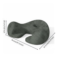 Meditation Seat Cushion Curved Contoured Seat Cushion Textured