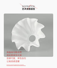 白色铃兰花朵塑料灯罩替换灯罩壁灯台灯吊灯灯罩外壳灯具配件批发