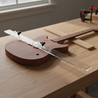 Guitar Center Line Ruler Portable Fretboard Alignment Ruler Multipurpose Instrument Tool for Workshop