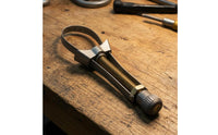 Threaded Screw Adjustable Oil Filter Wrench Knurled Knob Removal Tool Sturdy for Mechanics, Workshop