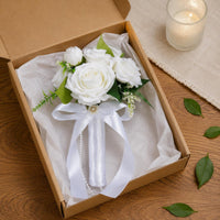 Handheld Bridal Floral Arrangement Does Not Wilt Floral Decor Easy to Keep