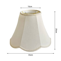Detachable Lampshade American Design Textile Table Lamp Shade for Bedroom, Hotel