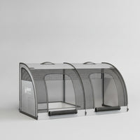 Car Pet Cage Foldable Pet Crate Fold Flat Travel Carrier for Dog Owners