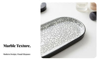 tray Plate versatile Wavy border Platter versatile for Entryway, Adults