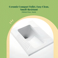 Ceramic toilet set, easy install