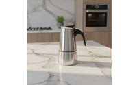Stainless Steel Espresso Pot Pot Rich Fragrant Flavor Espresso Pot Pot Italian Coffee Brewer No Metal Taste Stovetop Espresso
