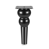 Metal Furniture Leg with Mounting Plate Tapered for Side Table, Homeowners