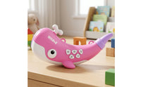 Toy Whistle with Strap Rechargeable Whale Whistle Whistle Light-up Musical for Children, Pretend Play, Breathing Practice