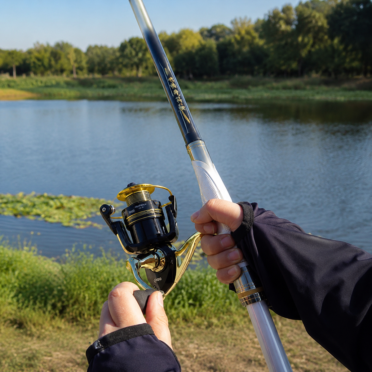 fishing rod and reel combo