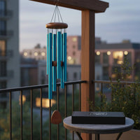 Wind Tuned Wind Instrument Melodious Sound Metal Tube Wind Tuned Wind Instrument Outdoor Decor Long-Lasting Construction Musical