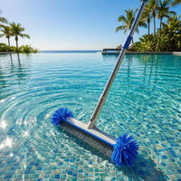 Long Pool Brush Threaded Sections Pool Cleaning Brush