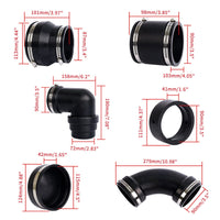Sewer Waste Pipe Connection Kit with 3 Inch PVC Slip Fit Joint